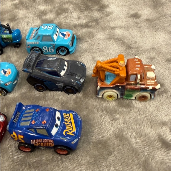 ๐๏ธ Disney Pixar Cars Mini Racers Collection Lot Of 10 Die-Cast - Picture 6 of 8